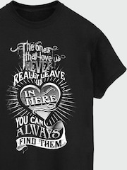Brands In Black Women Boyfriend Fit Harry Potter The Ones That Love Us 100% Cotton T-Shirt - Image 3 of 3
