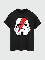Brands In Black Mens Star Wars Command Stormtrooper Glam 100% Cotton T-Shirt - Image 2 of 3