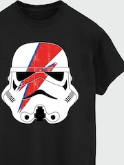 Brands In Black Mens Star Wars Command Stormtrooper Glam 100% Cotton T-Shirt - Image 3 of 3