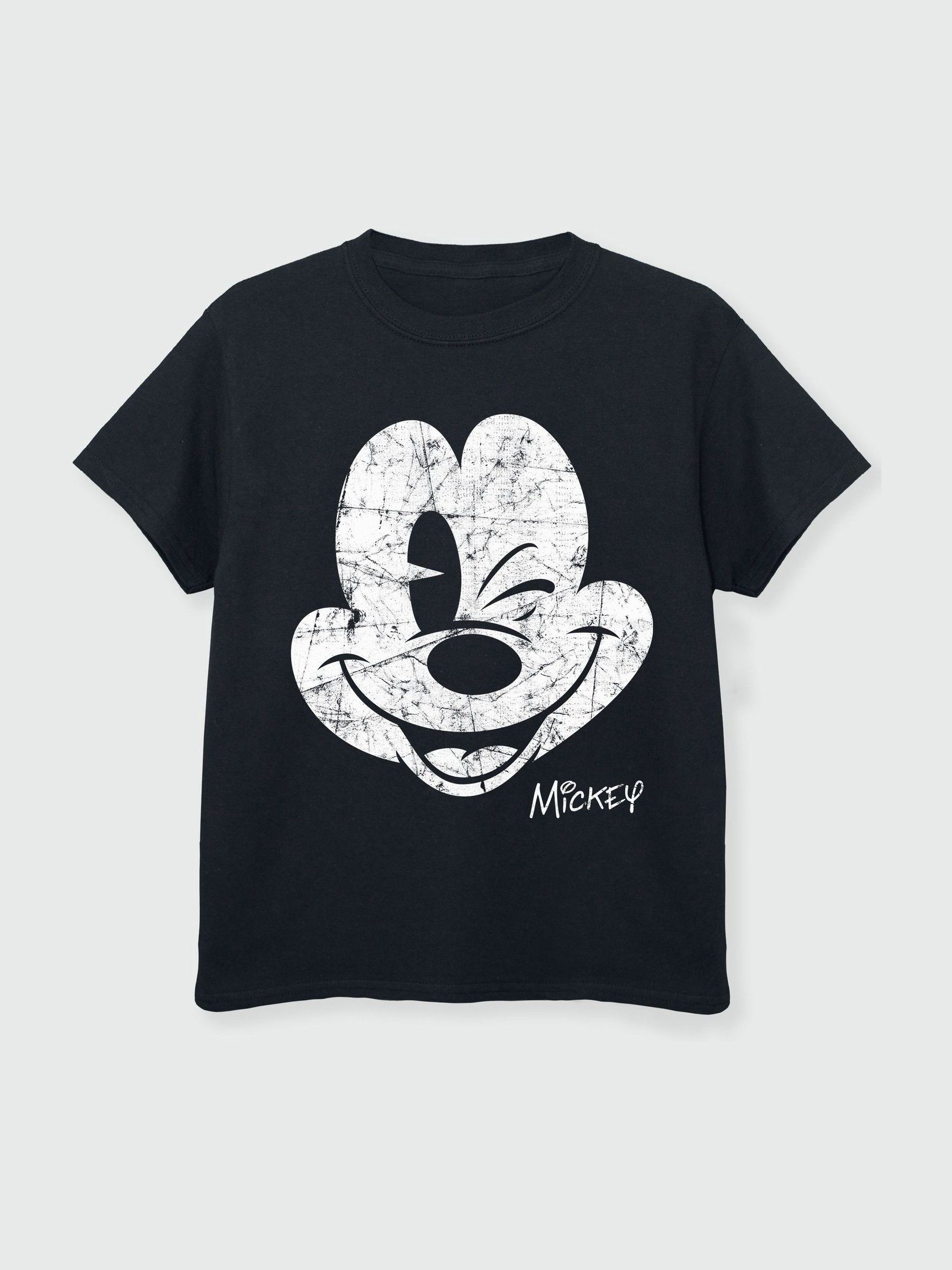 Buy Brands In Black Boys Mickey Mouse Disney 100 Cotton T Shirt from the Next UK online shop