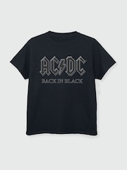 Brands In Black ACDC Back Boys Music T-Shirt - Image 2 of 2