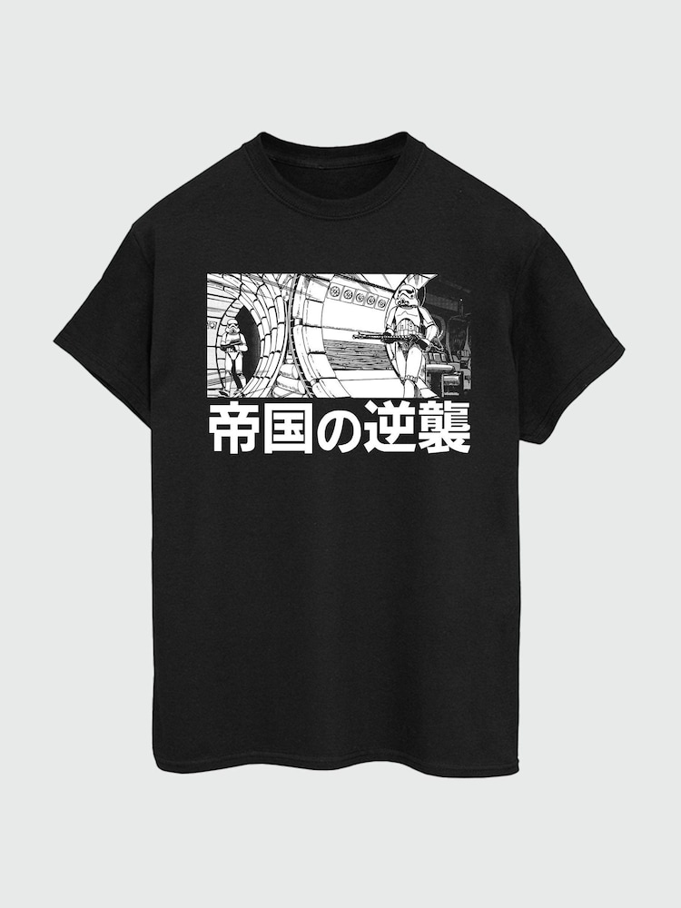 Brands In Black 100% Cotton Star Wars Stormtrooper Anime T-Shirt - Image 2 of 3