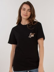 Brands In Black Women Boyfriend Fit Star Wars Mandalorian Grogu Mood Heather T-Shirt - Image 1 of 3