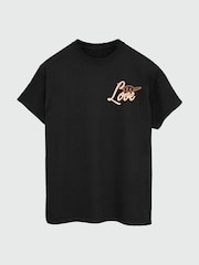 Brands In Black Women Boyfriend Fit Star Wars Mandalorian Grogu Mood Heather T-Shirt - Image 2 of 3