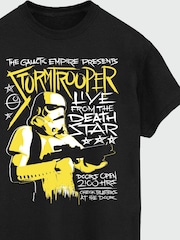 Brands In Black 100% Cotton Star Wars Rock Poster Stormtrooper Mens T-Shirt - Image 3 of 3