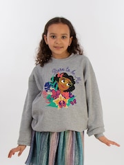 Brands In Grey Encanto Mirabel Born To Be Me Girls Heather Sweatshirt - Image 1 of 3