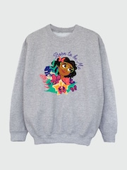Brands In Grey Encanto Mirabel Born To Be Me Girls Heather Sweatshirt - Image 2 of 3