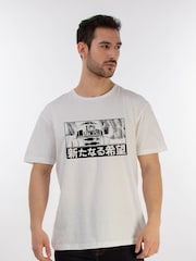 Brands In White 100% Cotton Star Wars R2D2 Japanese T-Shirt - Image 1 of 3