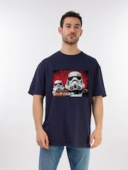 Brands In Blue 100% Cotton Star Wars Stormtrooper Japanese T-Shirt - Image 1 of 3