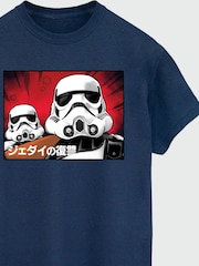 Brands In Blue 100% Cotton Star Wars Stormtrooper Japanese T-Shirt - Image 3 of 3
