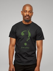 All + Every Black The Batman Riddler Question Mark Mens 100% Cotton T-Shirt - Image 1 of 3