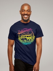 All + Every Blue Volkswagen Life Is A Journey Mens 100% Cotton T-Shirt - Image 1 of 3