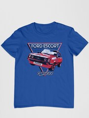 All + Every Blue Ford Escort RS2000 Mens 100% Cotton T-Shirt - Image 2 of 3