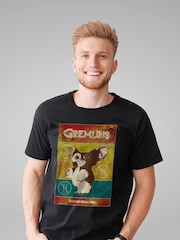 All + Every Black Gremlins Halloween Mens There Are Three Rules 100% Cotton T-Shirt - Image 1 of 3