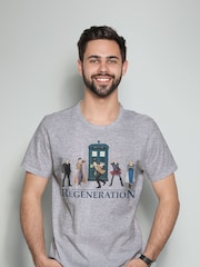 All + Every Grey Doctor Who Regeneration Mens T-Shirt - Image 1 of 3