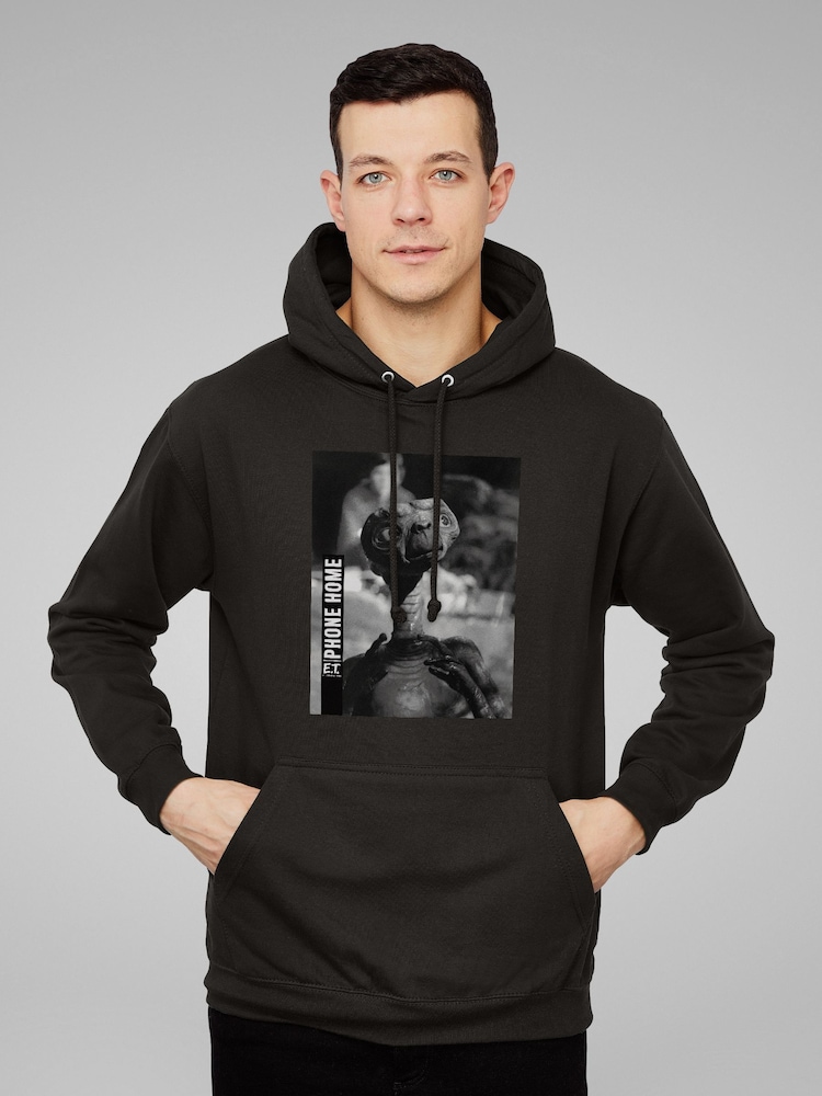 All + Every Black E.T. Phone Home Cinematic Shot Adult Hoodie - Image 1 of 3