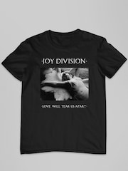 All + Every Black Joy Division Love Will Tear Us Apart Art Mens 100% Cotton Music T-Shirt - Image 2 of 3