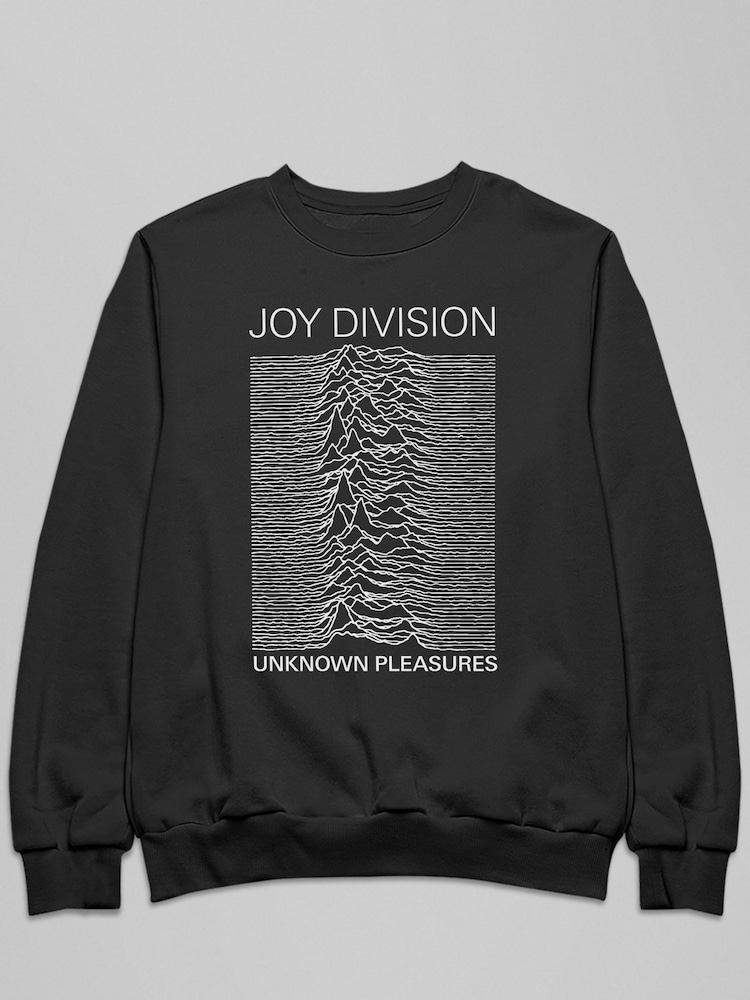 All + Every Black Joy Division Unknown Pleasures Album Art Mens Music Sweatshirt - Image 2 of 3
