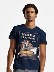 All + Every Blue Mens History Of Advertising Birds Custard 1920s Poster 100% Cotton T-Shirt - Image 1 of 3