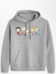 All + Every Grey Peanuts The Gang Sit Down Mens Hoodie - Image 2 of 3