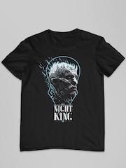 All + Every Black Game Of Thrones Mens The Night King White Walker Sigil 100% Cotton T-Shirt - Image 2 of 3