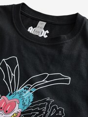 All + Every Black ACDC Fly On The Wall Mens Music 100% Cotton T-Shirt - Image 5 of 6