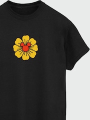 Brands In Black Womens Boyfriend Fit Mickey Mouse Faces Disney T-Shirt - Image 3 of 3