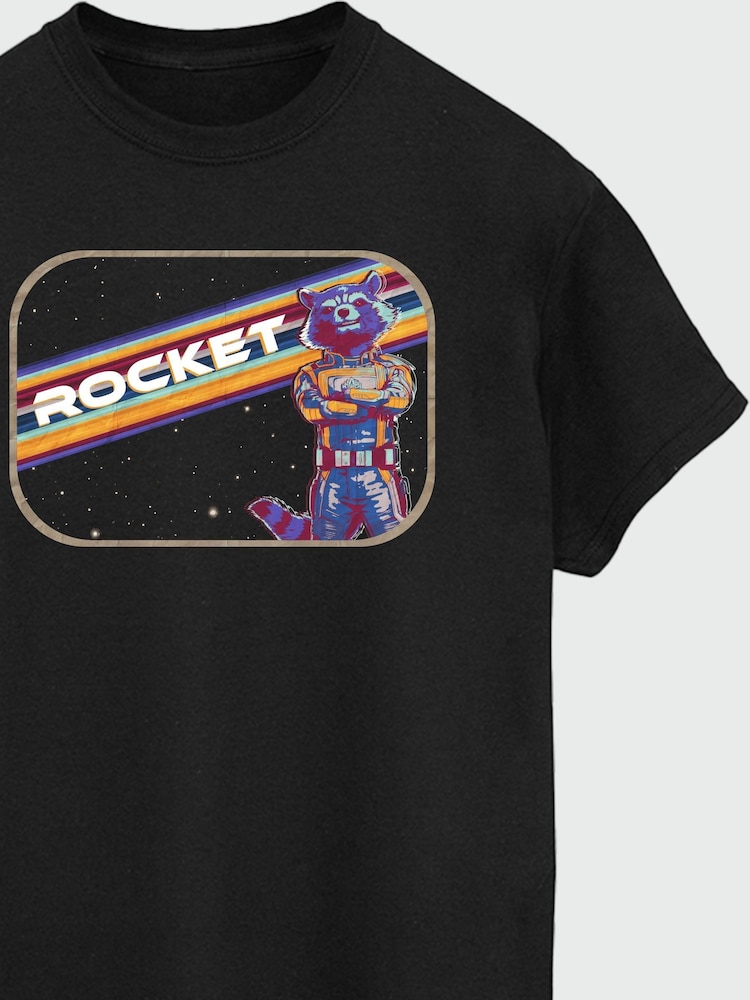 Brands In Black Mens Guardians Of The Galaxy 100% Cotton T-Shirt - Image 3 of 3
