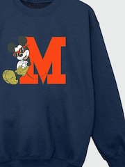 Brands In Blue Mens Mickey Mouse Leopard Print Trousers Disney 100% Cottton Sweatshirt - Image 3 of 3