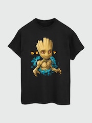 Brands In Ink Black Mens Guardians Of The Galaxy 100% Cotton T-Shirt - Image 2 of 3
