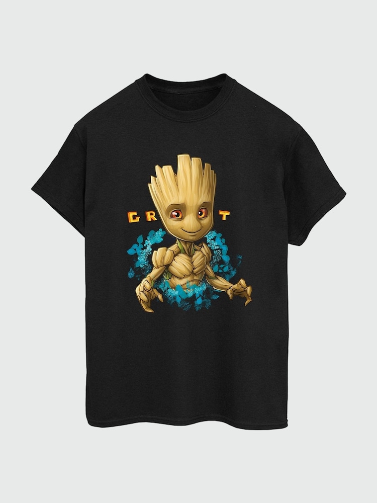 Brands In Ink Black Mens Guardians Of The Galaxy 100% Cotton T-Shirt - Image 2 of 3