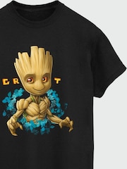Brands In Ink Black Mens Guardians Of The Galaxy 100% Cotton T-Shirt - Image 3 of 3