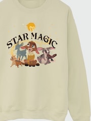 Brands In Cream Wish Star Magic Group Adult Unisex Sand Sweatshirt - Image 3 of 3