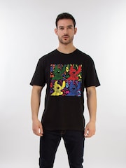Brands In Black 100% Cotton Pop Art T-Shirt - Image 1 of 3