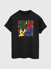 Brands In Black 100% Cotton Pop Art T-Shirt - Image 2 of 3