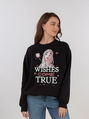 Brands In Black Wish Wishes Come True Women Sweatshirt - Image 1 of 3