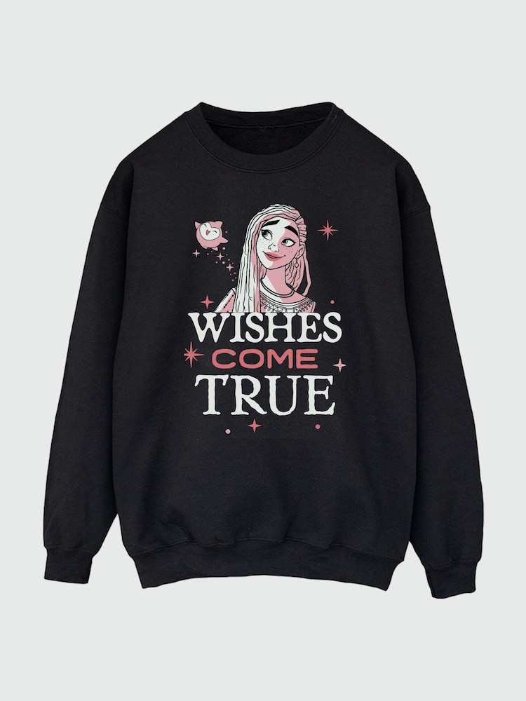 Brands In Black Wish Wishes Come True Women Sweatshirt - Image 2 of 3