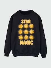 Brands In Black Wish Star Magic Tile Adult Unisex Sweatshirt - Image 2 of 3