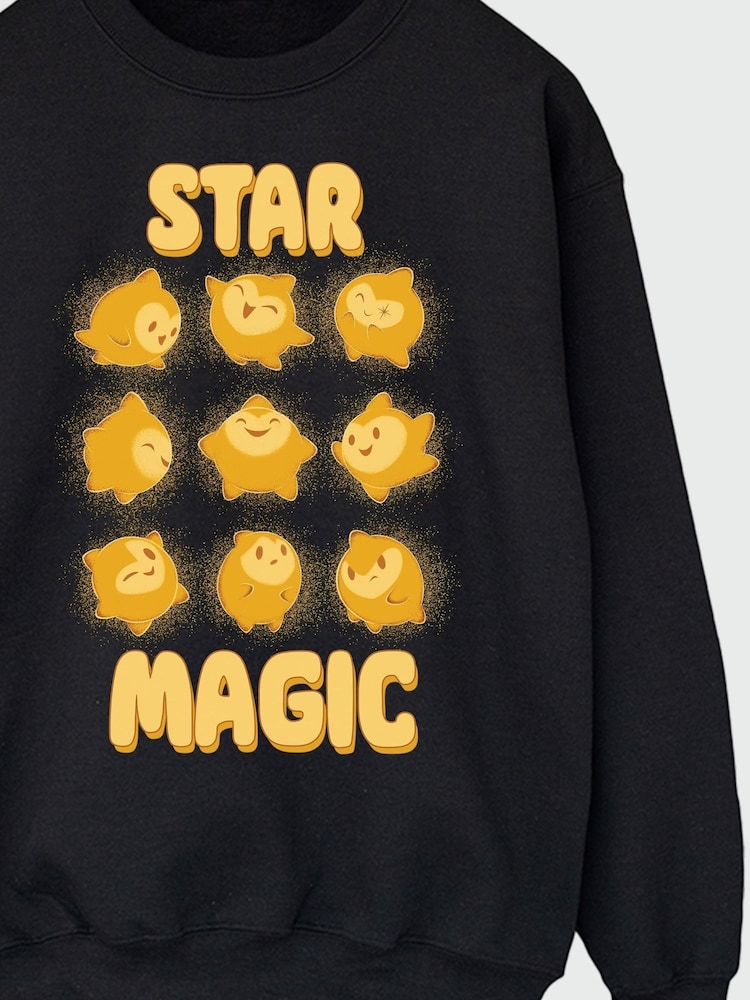 Brands In Black Wish Star Magic Tile Adult Unisex Sweatshirt - Image 3 of 3