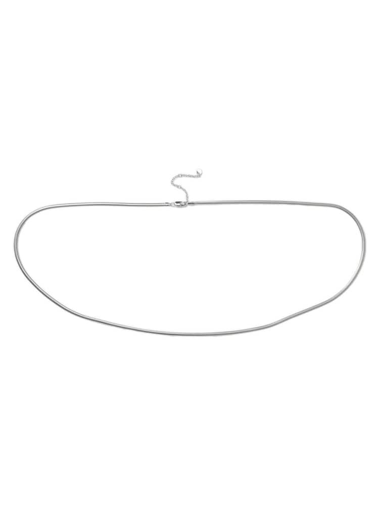 Aela Silver Tone Snake Chain Belly Chain - Image 1 of 2