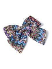 Aela Blue Zig Zag Bow Hair Barette - Image 3 of 3