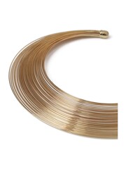 Aela Gold Tone Wire Necklace - Image 2 of 2