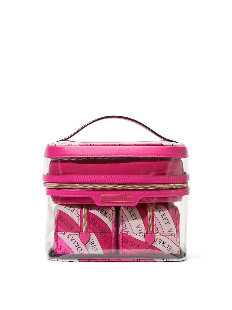 Victoria's Secret Hot Pink 4 in 1 Makeup Bag - Image 2 of 4