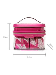 Victoria's Secret Hot Pink 4 in 1 Makeup Bag - Image 4 of 4