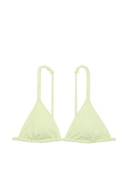 Victoria's Secret PINK Lime Cream Green Triangle Swim Bikini Top - Image 3 of 4