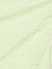 Victoria's Secret PINK Lime Cream Green Triangle Swim Bikini Top - Image 4 of 4