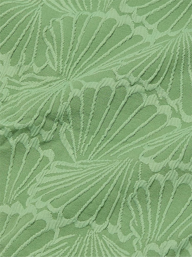 Victoria's Secret PINK Wild Grass Green Triangle Swim Bikini Top - Image 4 of 4