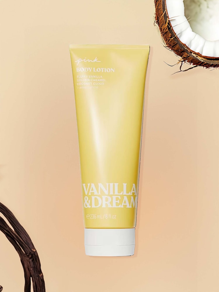 Victoria's Secret PINK Vanilla And Dreamy Body Lotion 236ml - Image 1 of 2 Victoria's Secret PINK Vanilla And Dreamy Body Lotion 236ml - Image 1 of 2