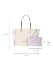 Victoria's Secret Bridal Ivory White Tote Bag - Image 5 of 5