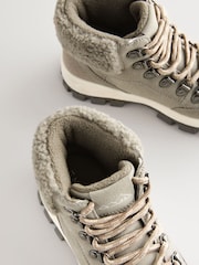 Grey Hiker Lace Up Boots - Image 7 of 7